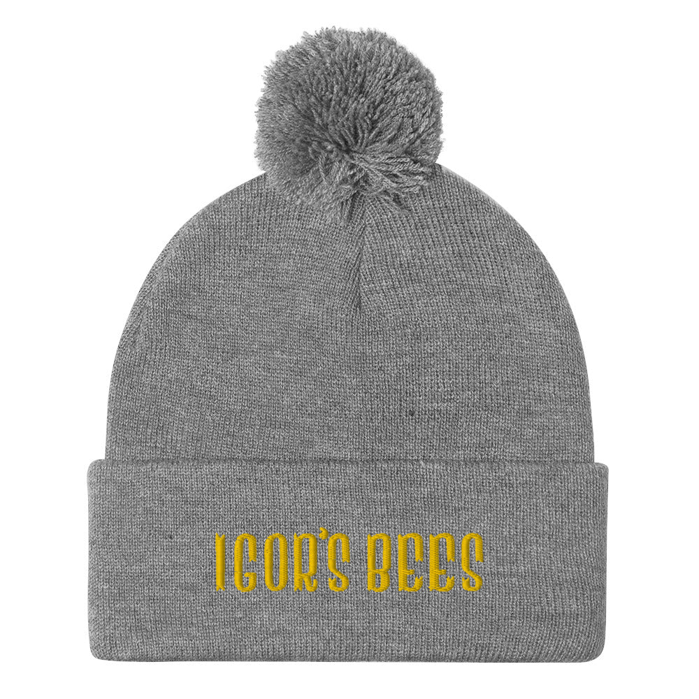 Igor's Bees Pom-Pom Beanie