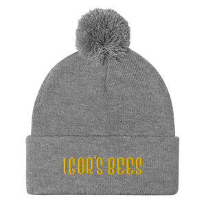 Igor's Bees Pom-Pom Beanie